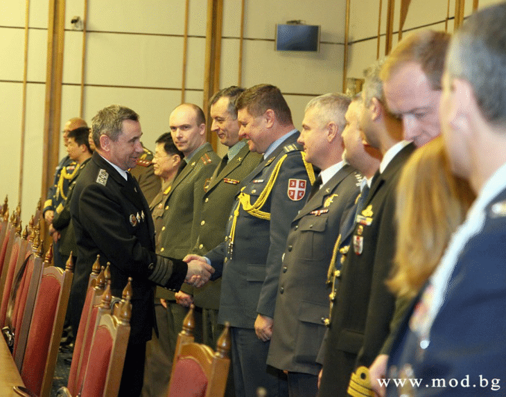 Началникът на отбраната вицеадмирал Румен Николов проведе годишната си среща с Асоциацията на военните аташета