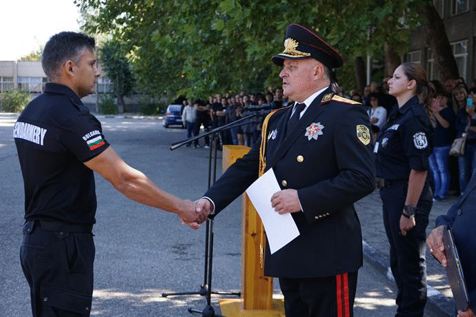 Стажанти от Дирекция „Жандармерия“ - ГД„Национална полиция“ положиха клетва за спазване на Етичния кодекс на държавните служители в МВР