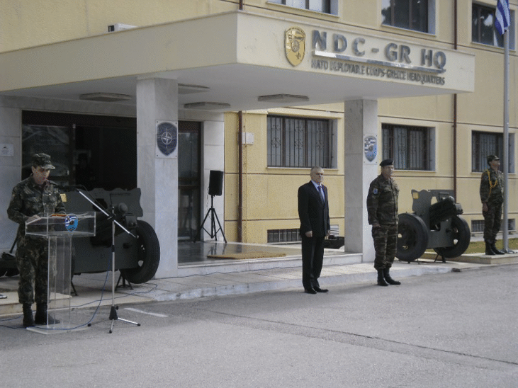 Заместник - министърът на отбраната Валентин Радев връчи награден знак на проф. Константинос  Полизоидис