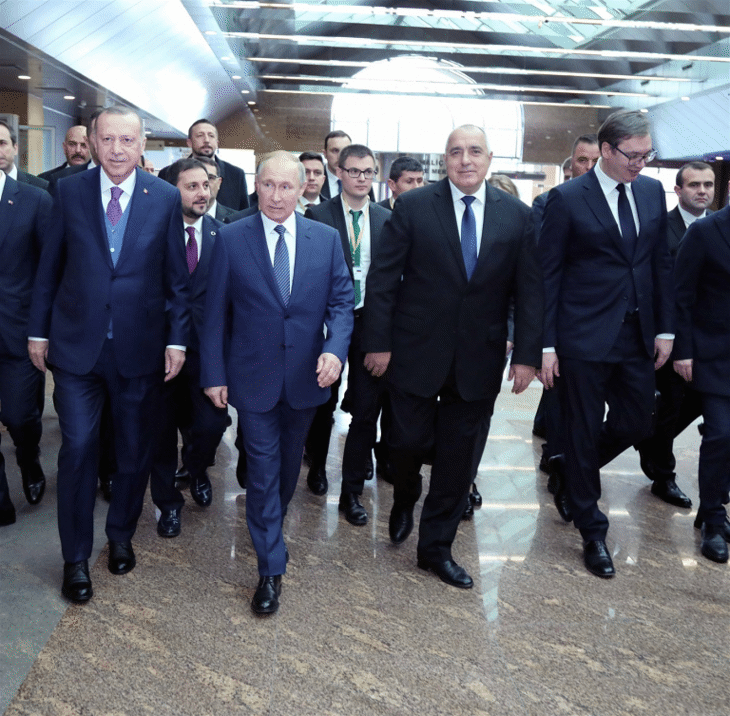 Премиерът Борисов отбеляза пред руския президент Путин напредъка по реализацията на проекта "Балкански поток"