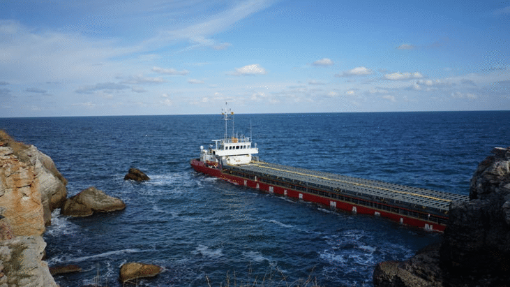 Направени са анализи по биологични елементи за качество на водите в района на авариралия кораб