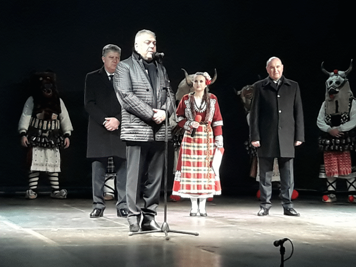 Зам.-министърът на туризма Любен Кънчев откри  международния фестивал "Кукерландия-2018" в Ямбол