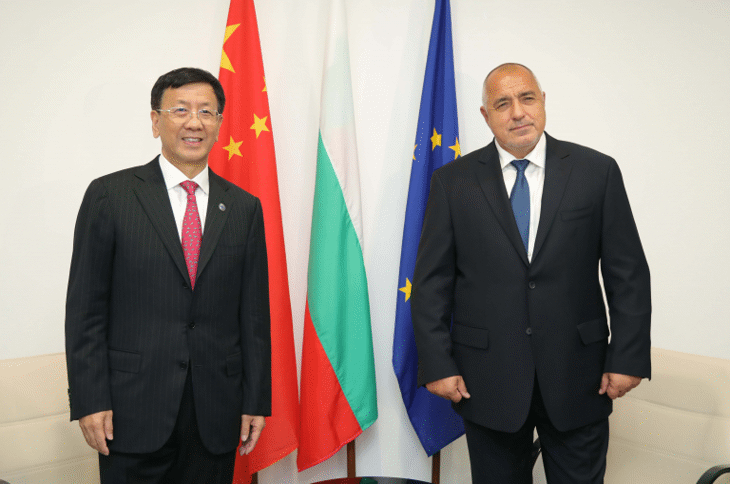 Министър-председателят Бойко Борисов се срещна със заместник-председателя на Постоянния комитет на общокитайското събрание на народните представители Цао Дзиенмин