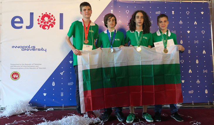 Два Златни, Сребърен И Бронзов Медал За България От Втората Европейска Младежка Олимпиада По Информатика Ejoi