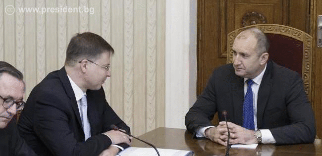 Президентът Румен Радев: Стратегическата перспектива на България е да задълбочи европейската си интеграция, а това е невъзможно да се случи без присъединяване към Еврозоната