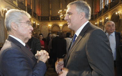 Вицепремиерът Калфин и австрийският президент Хайнц Фишер присъстваха на благотворителен концерт за подпомагане на български деца в риск