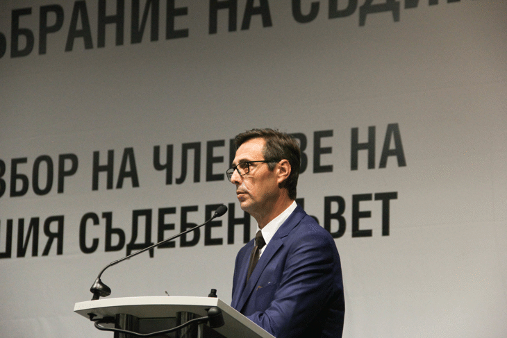 Общото събрание на съдиите изслуша кандидата за изборен член на Висшия съдебен съвет Светлозар Георгиев Рачев – съдия в Административен съд – Габрово
