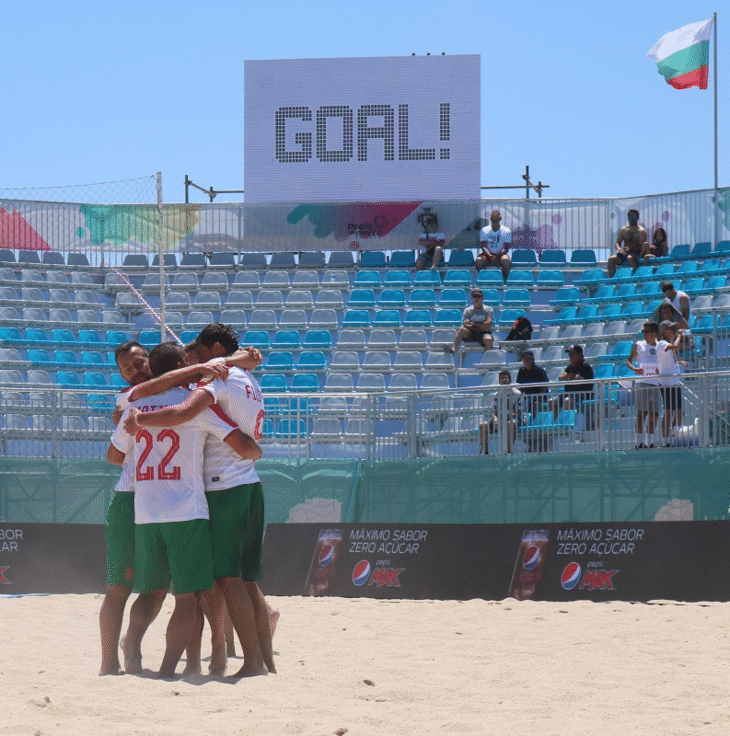 Втора победа на националите по плажен футбол
