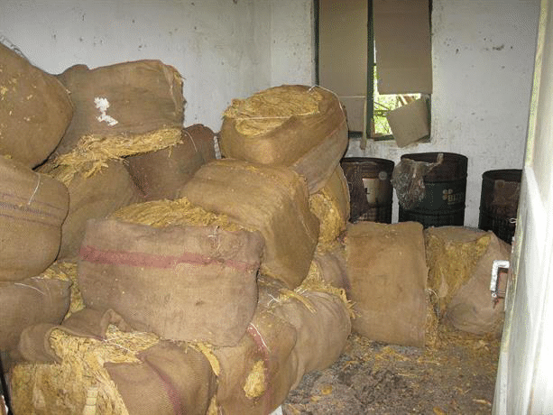 Гранични полицаи откриха нелегална работилница за обработка на тютюн