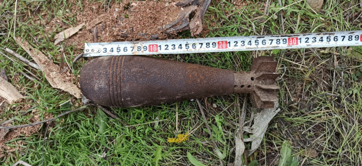 Военнослужещи от Сухопътните войски унищожиха невзривен боеприпас, открит в с. Долно Белево