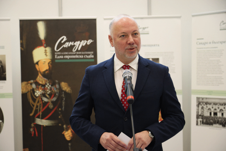 Изложбата „Сандро – княз Александър фон Батенберг. Една европейска съдба“ беше открита в Народното събрание