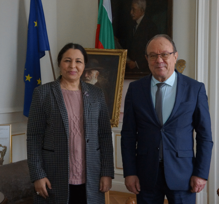 Среща на акад. Ревалски с посланика на Алжир в България