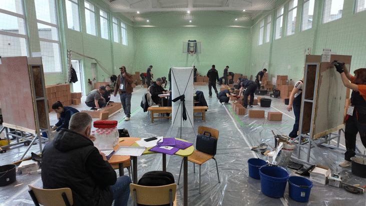 89 Ученици Показаха Майсторски Умения В Националното Състезание „Най-Добър Млад Строител“