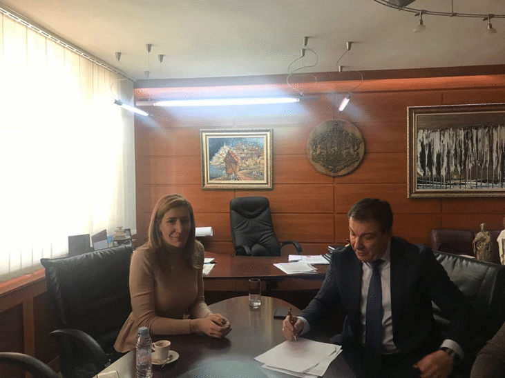 Министър Ангелкова проведе работна среща с Николай Димитров, кмет на Община Несебър