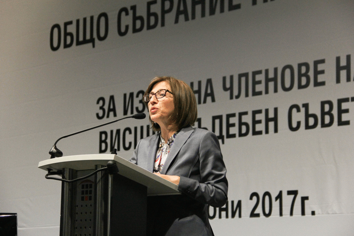 Общото събрание на съдиите изслуша кандидата за изборен член на Висшия съдебен съвет Атанаска Младенова Дишева – съдия във Върховен административен съд