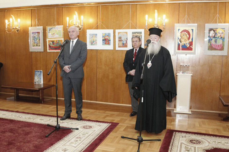 Председателят на Народното събрание Димитър Главчев откри благотворителната изложба-базар „Деца рисуват за деца”