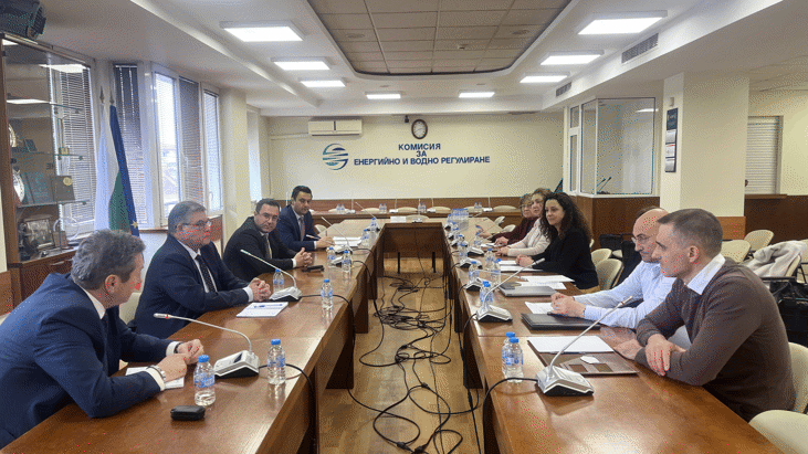 ПРЕДСЕДАТЕЛЯТ НА КЕВР ПЛАМЕН МЛАДЕНОВСКИ РАЗГОВАРЯ С БЪЛГАРСКАТА АСОЦИАЦИЯ ПРИРОДЕН ГАЗ ПО АКТУАЛНИ ВЪПРОСИ НА ФУНКЦИОНИРАНЕТО НА ПАЗАРА