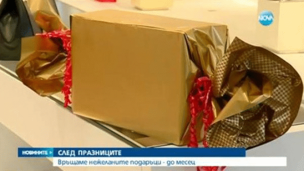 Как да върнем нежеланите подаръци?