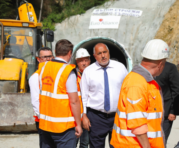 Министър-председателят Бойко Борисов направи инспекция на инфраструктурни проекти в Габрово