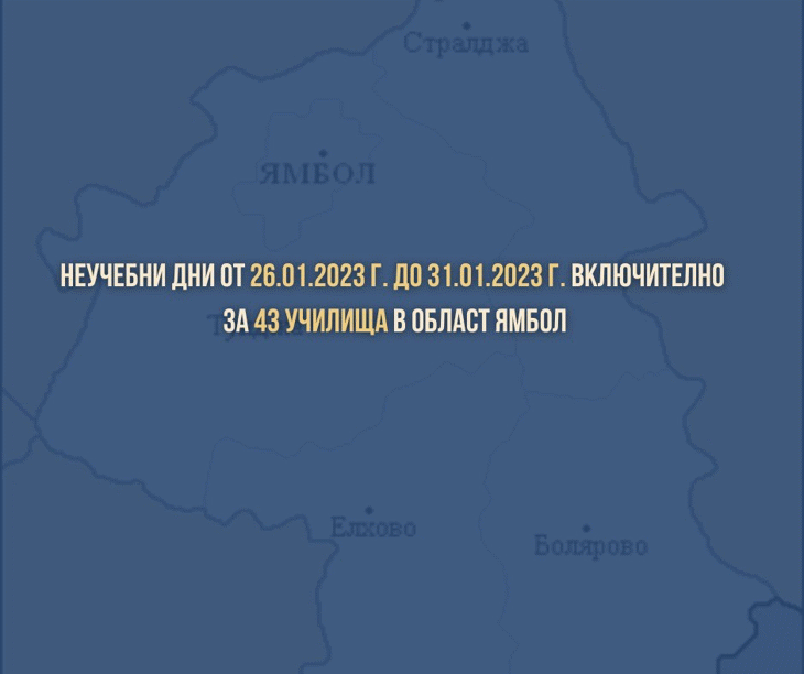 43 Училища В Област Ямбол Ще Са В Грипна Ваканция