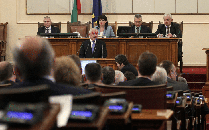 Председателят на Народното събрание Димитър Главчев подаде оставка като председател на 44-тото Народно събрание