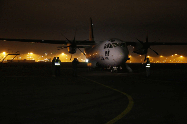 Самолет „Спартан“ от състава на Военновъздушните сили изпълни полет за транспортиране на тежко болен пациент в Германия