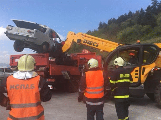 Мащабно пожаро-тактическото учение проведе днес РДПБЗН – Кюстендил в Дупница