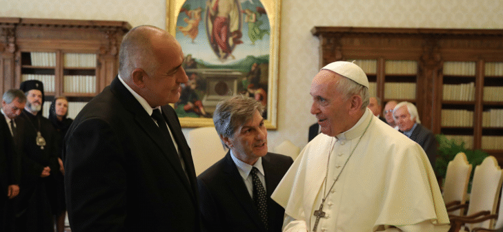 Папа Франциск прие поканата на министър-председателя Бойко Борисов да посети България