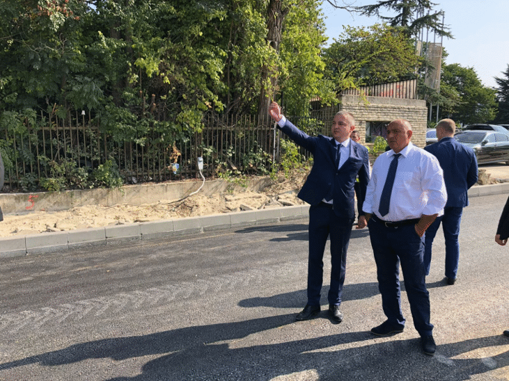 Министър-председателят Бойко Борисов инспектира строителните и ремонтни дейности на инфраструктурни проекти във Варна