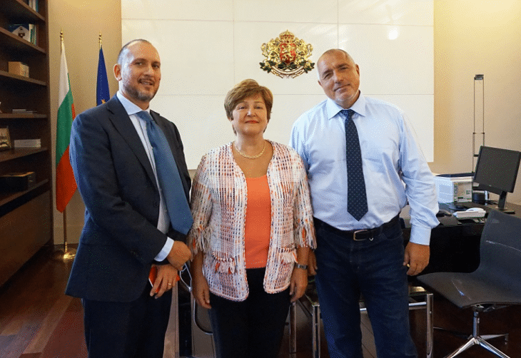 Премиерът Борисов се срещна с главния изпълнителен директор на Световната банка Кристалина Георгиева