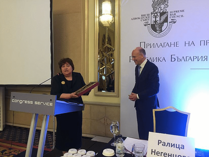 ​Кун Ленартс беше лектор на конференция, организирана от Висшия адвокатски съвет​