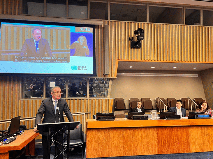 Министър Гуцанов Пред Оон: Бъдещето Принадлежи На Тези, Които Действат С Младите