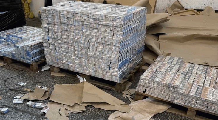 Над 6 150 000 къса контрабандни цигари задържаха гранични полицаи и митнически служители на ГКПП „Капитан Андреево“ ​