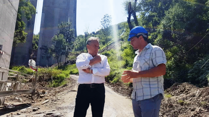 Инж. Глосов провери напредъка при ремонта на виадукта „Коренишки дол“ при 36-ти км на АМ „Хемус“