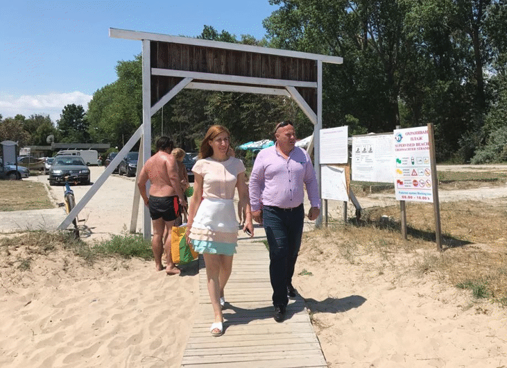 Министърът на туризма Николина Ангелкова инспектира плаж „Къмпинг Добруджа“, част 4