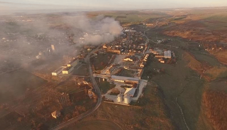 Мобилната автоматична станция отчита нормални нива в района на аварията