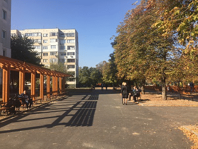 Ремонтирано и обновено междублоково пространство е оформено в кв. "Хаджи Димитър"