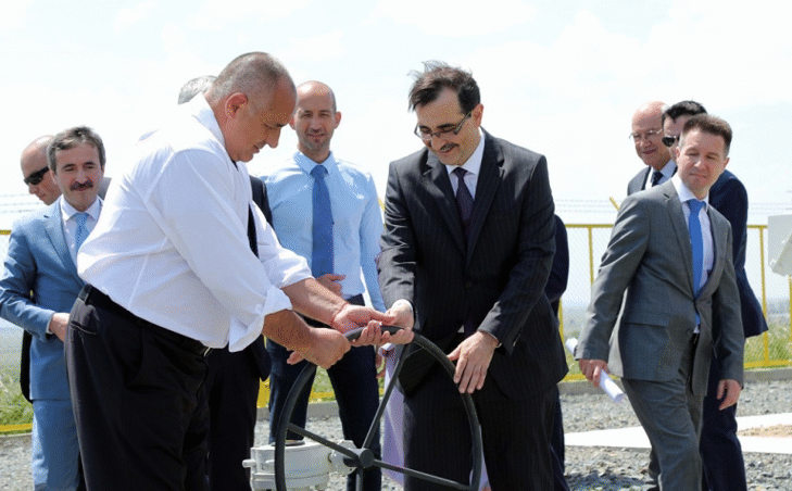 Министър-председателят Бойко Борисов откри изградения транзитен газопровод в участъка Лозенец-Недялско