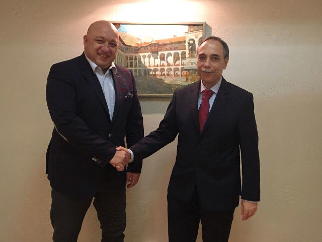 Министър Кралев и Н. Пр. Бойко Коцев проведоха работна среща в Москва