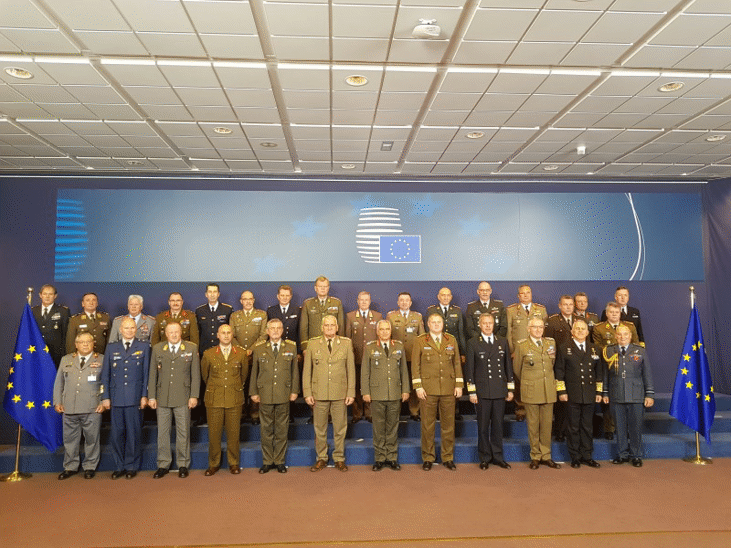 Началникът на отбраната генерал-лейтенант Андрей Боцев участва в обсъждане на прилагането на Глобалната стратегия на ЕС в сигурността и отбраната