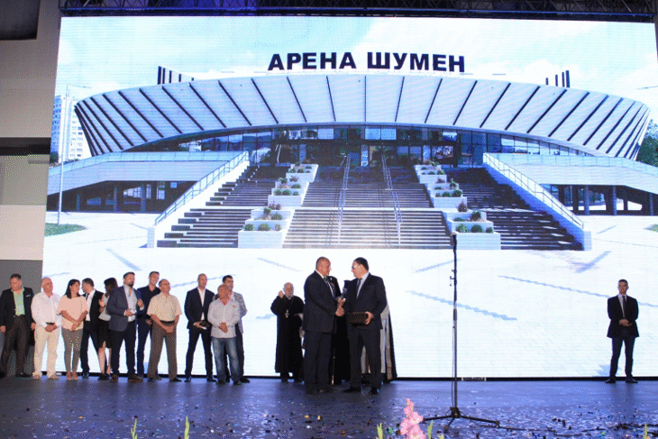 Премиерът Бойко Борисов откри новата мултифункционална спортна зала „Арена Шумен“