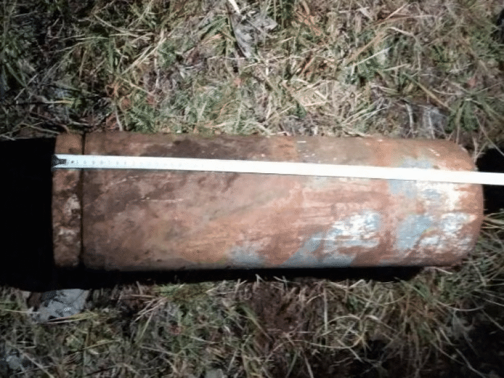Военнослужещи от Сухопътните войски разузнаха и унищожиха невзривен боеприпас, открит в землището на с. Заноге, община Своге