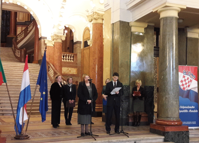 Зам.-Министърът На Културата Проф. Дфн Боряна Христова Бе Сред Официалните Гости На Откриването На Изложбата „Език Свещен На Моите Деди: Хърватско-Български Паралели“