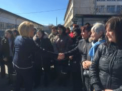 Омбудсманът Мая Манолова помага на работници от гр. Ветрен  да си получат заплатите