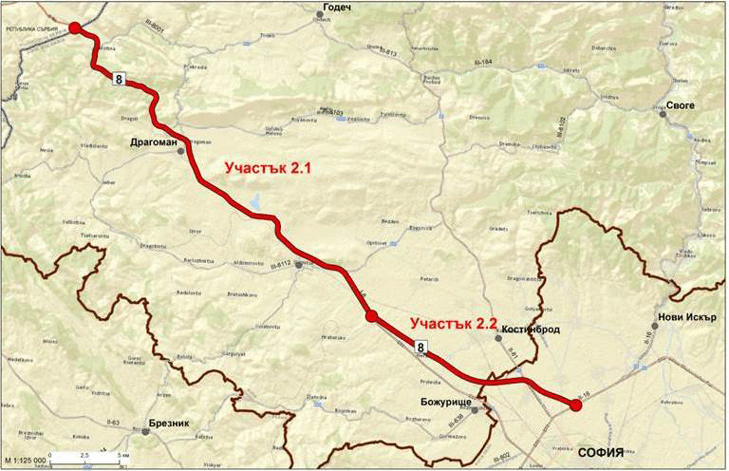 АПИ ще кандидатства за финансиране на проект за модернизация на пътя Калотина – СОП