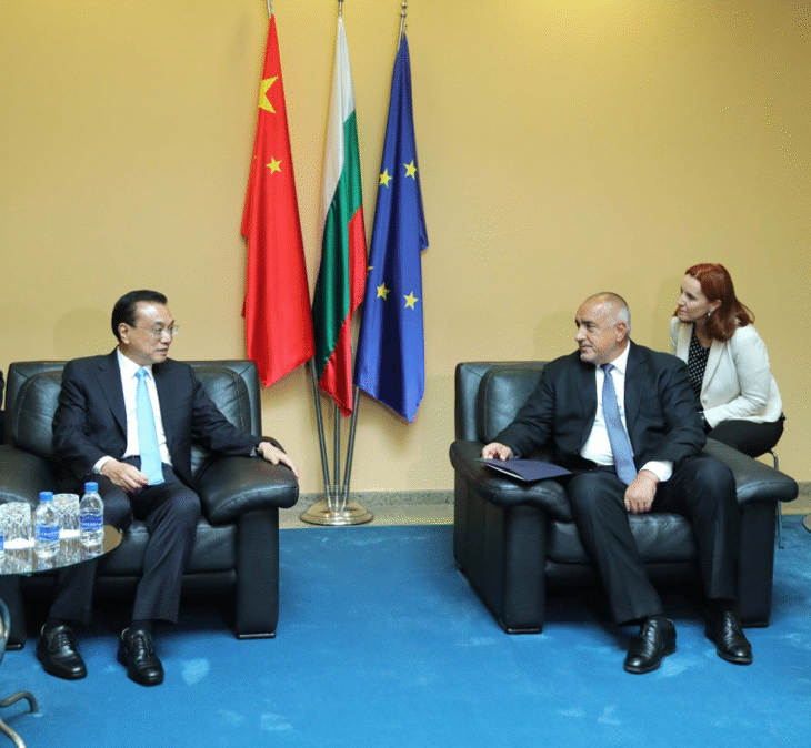 Премиерите Бойко Борисов и Ли Къцян изразиха удовлетворение от постигнатите в София резултати