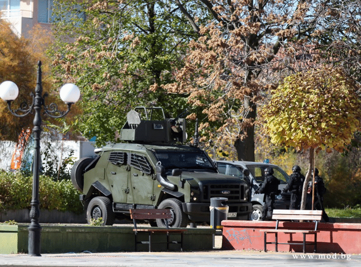 Министърът на отбраната Красимир Каракачанов наблюдава днес демонстрация на способности на военнослужещите от Служба „Военна полиция“