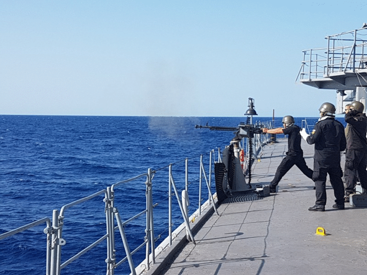 Екипажът на фрегата „Дръзки” от състава на Военноморските сили успешно изпълни задачите си в операцията на НАТО „Sea Guardian” в Средиземно море Екипажът на фрегата „Дръзки” от състава на Военноморските сили успешно изпълни задачите си в операцията на НАТО „Sea Guardian” в Средиземно море
