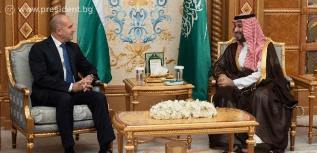 Румен Радев: България се стреми към задълбочаване на инвестиционното си сътрудничество и осъществяването на общи проекти със Саудитска Арабия в сферата на високите технологии и иновациите