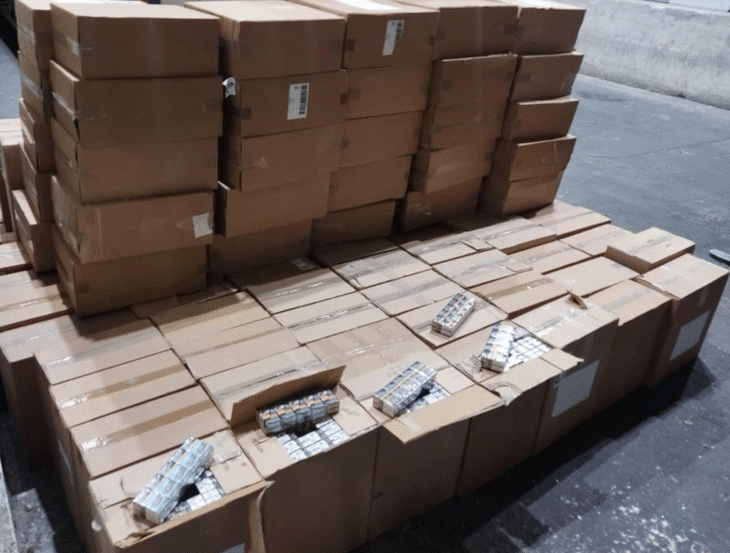950 000 къса контрабандни цигари задържаха митническите служители на МП Лесово
